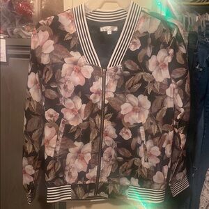 Floral Bomber Jacket